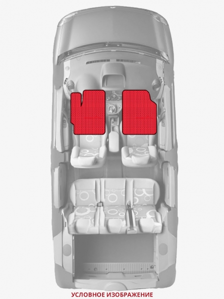 ЭВА коврики «Queen Lux» передние для Audi S8 (D2)