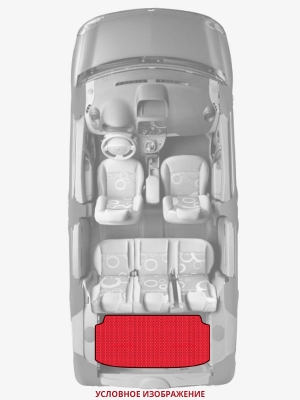 ЭВА коврики «Queen Lux» багажник для Volvo S80 I